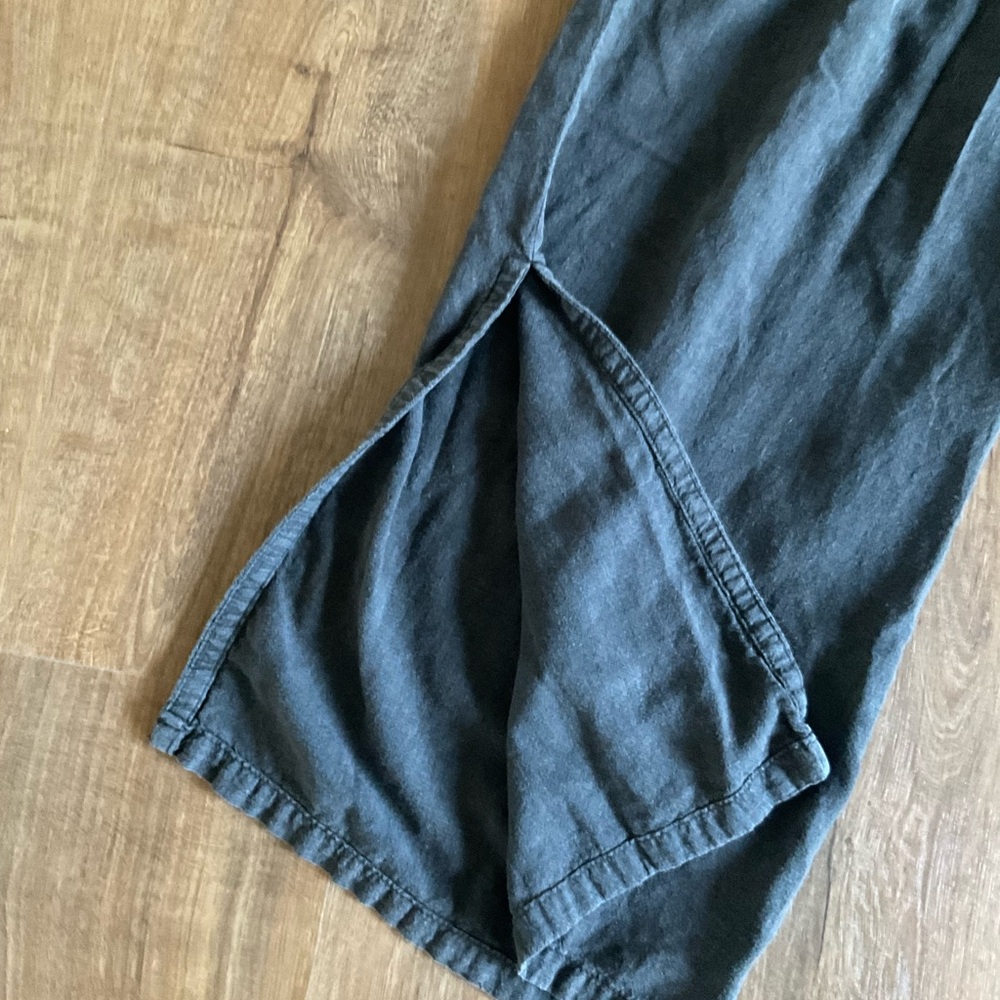 Patagonia Women’s Charcoal Gray Wide Leg Cropped Pants size S - Picture 2 of 7